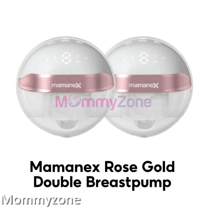MISS MAMANEX HANDSFREE BREAST PUMP (CANDY PINK / LILAC / ROSE GOLD)